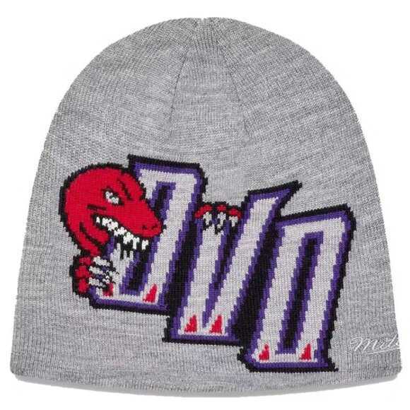 BNWT OVO x Mitchell & Ness Toronto Raptors ‘95 Beanie gray - Picture 3 of 3